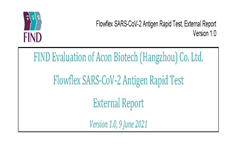 喜訊 | 艾康生物新冠抗原檢測(cè)試劑通過FIND獨(dú)立評(píng)估!